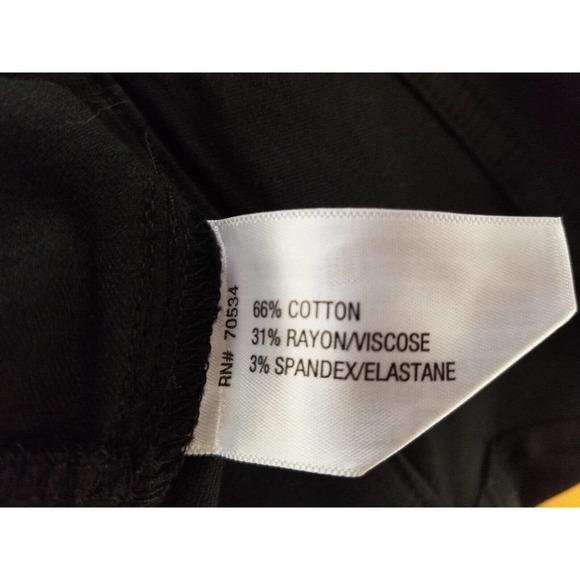 Orvis‎ Black Flat Front Thick Legging Dress Pants Women's Size 32x29 - Picture 8 of 8